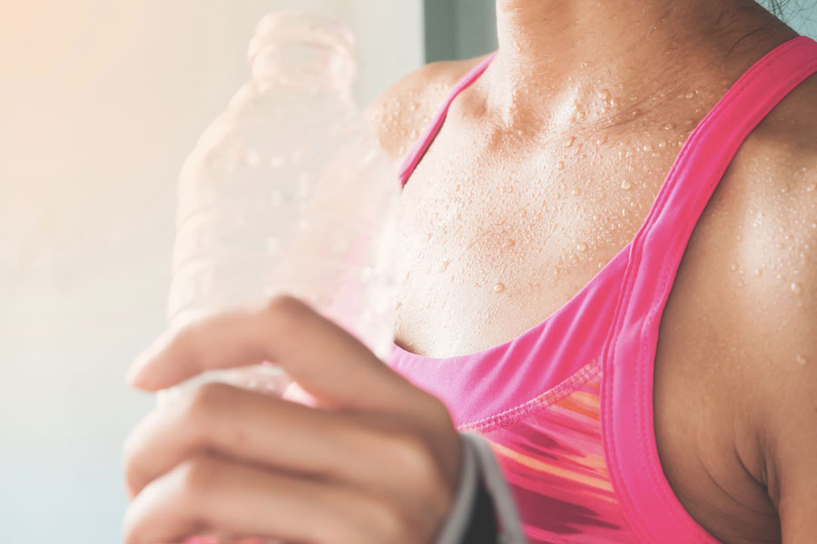 sweating is good for your skin