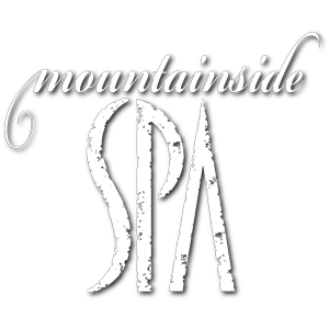 Mountainside Spa white logo